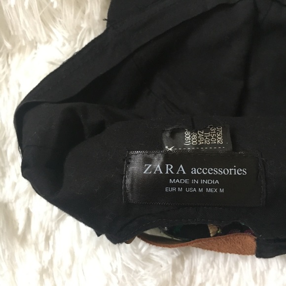 Zara embroidered floral hat - Picture 5 of 5